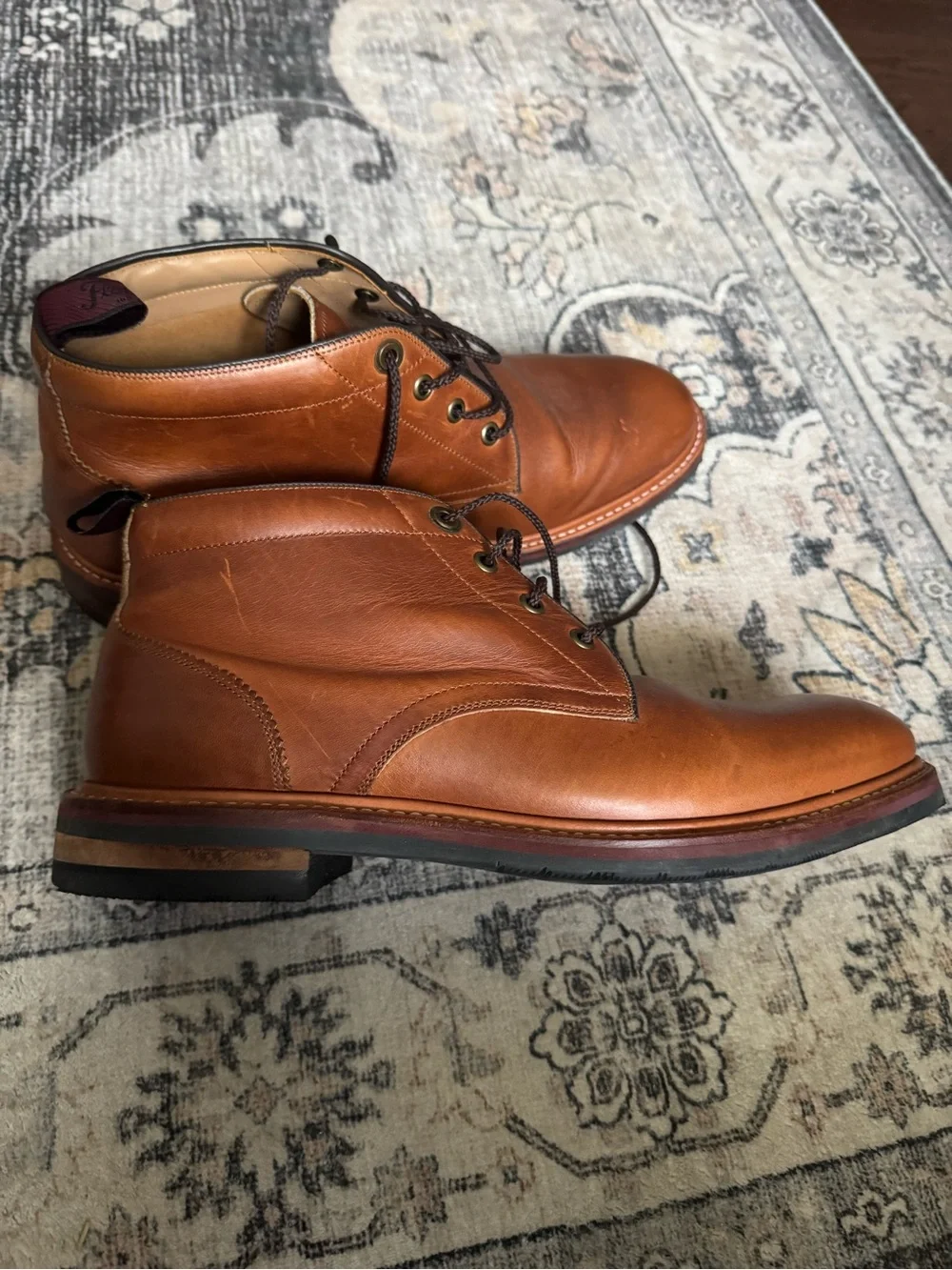 Cole Haan Holland Grand British Men's Leather Chukka Boots - US 10, Brown